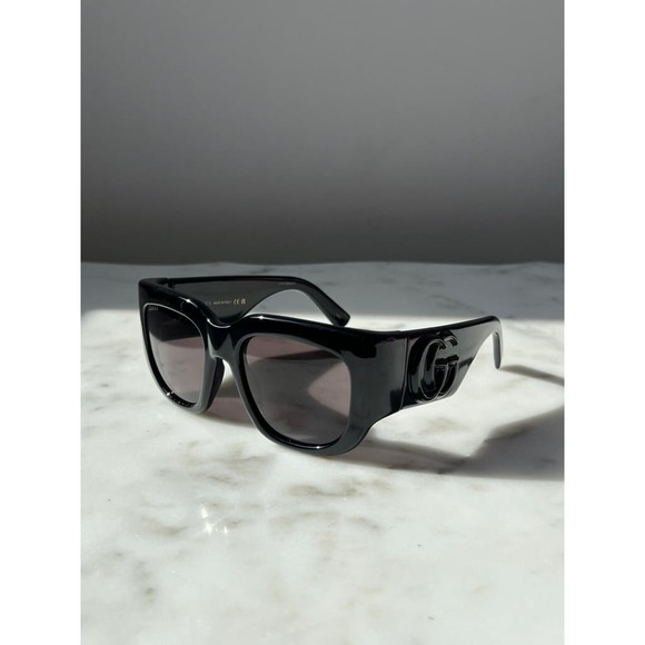 NEW Gucci GG1545S Black Thick Rim Marmont Sunglasses - Picture 4 of 11